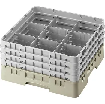Cambro Koš Camrack 9 pozic, výška sklenice 9 cm - Béžová| TOM, R-9S318-184