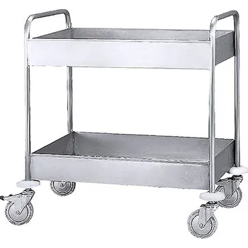 Servírovací stolek CONTACTO Transportní vozík z nerezové oceli 800x550x920 mm | CONTACTO, 8104/002