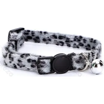 Obojek pro psa Leopardí obojek Nobleza pre mačku - Safety lock Barva: Šedá
