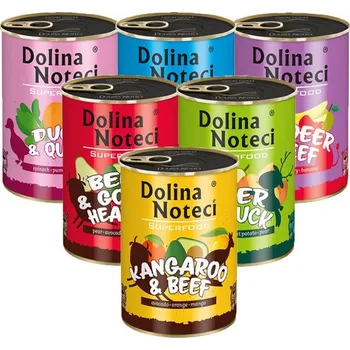 Krmivo pro psa DNP S.A. Dolina Noteci Superfood - Mix na ochutnání 6x400g