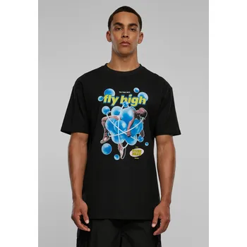 Pánské oblečení Psychadelic oversize tričko černé barvy Mister Tee černá 2854230