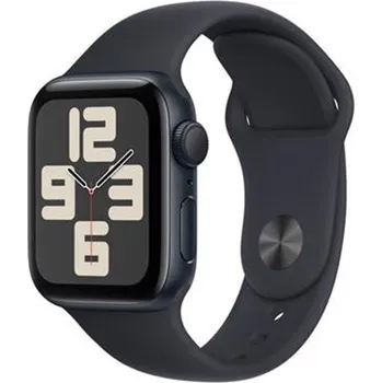 Chytré hodinky Apple Watch SE (2023) GPS 40mm sportovní silikonový řemínek temně inkoustový M/L - ROZBALENÉ
