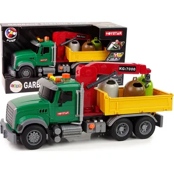 autíčko Autojeřáb na kontejnery tříděných odpadů