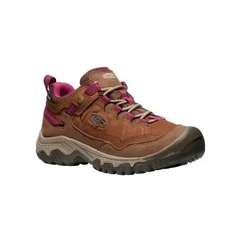 Dámská treková obuv KEEN TARGHEE IV WP W bison/beaujolais US 7 / EU 37,5 / UK 4,5 / 24 cm; Hnědá obuv + DÁREK DLE VÝBĚRU!