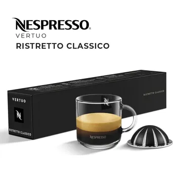 Kávovar Nespresso Vertuo Ristretto Classico 10 kapslí