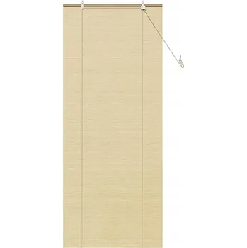 Roleta Žaluzie a rolety s látkovými závěsy z přírodního bambusu