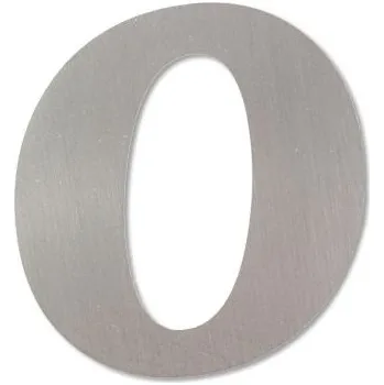 Nalepovací nerezové domovní číslo 0 - Magneto Velikost: 7,5 cm