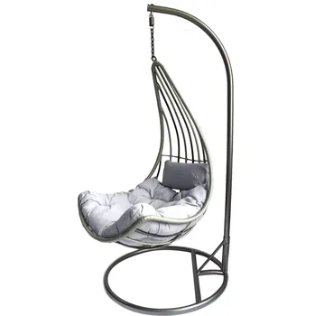 Zahradní houpací závěsné křeslo z technorattanu Theo Ash PATIO 47156