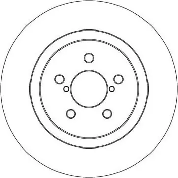 Brzdový kotouč Brzdový kotouč TRW DF4640