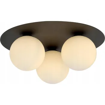 Emibig Stropní svítidlo SOLAR 3 černé/OPÁL