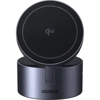 Ugreen W712 Magnetická nabíječka 3v1 Qi2 15W pro iPhone, Apple Watch a AirPods
