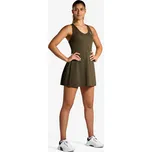 NORDICDOTS Dámské šaty na tenis/padel elegance Olive L ZELENÁ