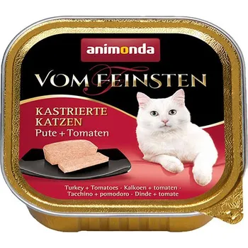 Krmivo pro kočku Animonda Vom Feinsten Sterilized - krůta a rajčata 100g