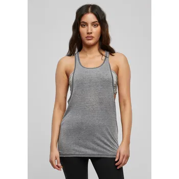 Ladies Loose Burnout Tank tmavě šedá Urban Classics šedá 2546912