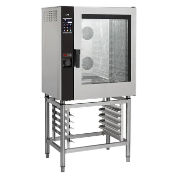 konvektomat Konvektomat elektrický 10x GN 1/1, 17,4 kW, nástřik, dotykový, automatickámytí, pravé dveře | REDFOX - MPD 1011 X ERAM