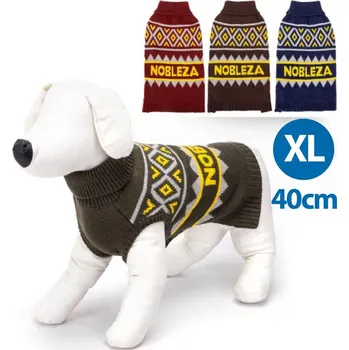Obleček pro psa Svetr Alpine pro psa Nobleza - XL 40 cm Barva: Zelená