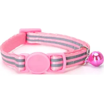 Obojek pro psa Reflexní obojek Nobleza pro kočku (š. 1 cm x d. 30 cm) Barva: Růžová