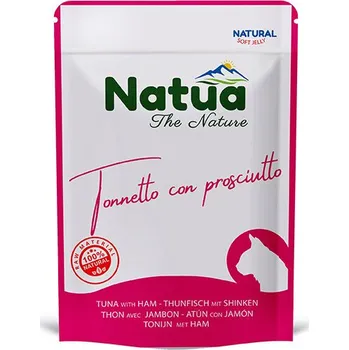Krmivo pro kočku Natua Cat Adult - Filety z tuňáka a šunka 70g