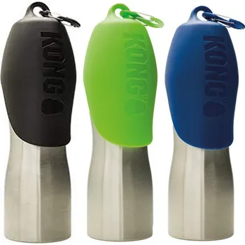 Miska pro psa Cestovní nerezová láhev Kong H2O water 740 ml Barva: Modrá