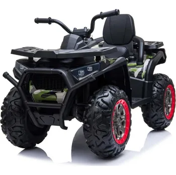 Dětské vozidlo HračkyZaDobréKačky Dětská elektrická čtyřkolka X-MAX 607 maskáčová