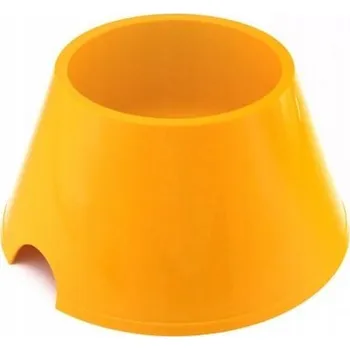 Miska pro psa Jedna plastová miska SUM-PLAST žlutá 0,6 l