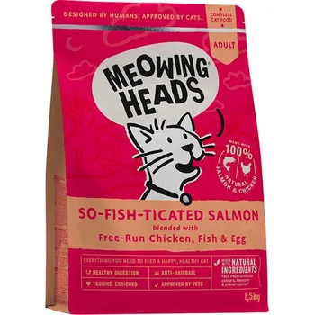 Krmivo pro kočku MEOWING HEADS So-fish-ticated Salmon 1,5 kg