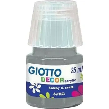 Vodová barva FILA Barva akrylová Giotto 25 ml, stříbrná