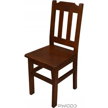 Jídelní židle DŘEVĚNÁ ŽIDLE, barva calvados, svislá opěrka D