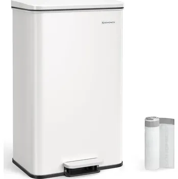 Odpadkový koš Odpadkový koš s víkem Jespra 40 l bílý