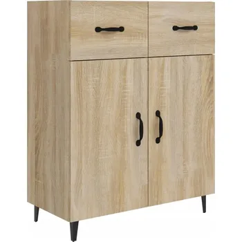 Komoda Skříňka, dub sonoma, 69,5x34x90 cm, dřevěný materiál