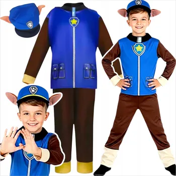 Karnevalový kostým Kostým kostým převlek Tlapková patrola Chase 2-4 let, velikost S 98-110