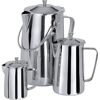 CONTACTO Džbánek na kávu z nerezové oceli s víkem a svařovaným úchytem 0,6 l | CONTACTO, 3017/060