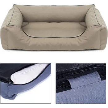 Pelíšek pro psa Ani - pet Sofa Valencia Pelíšek Standard - béžová barva Velikost: 80 x 60cm