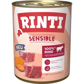 Pro psa Rinti Sensible - Hovädzie + sladké zemiaky 800g konzerva pre psa