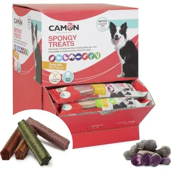 Pamlsek pro psa Camon Dental Dog Spongy Treats Tyčinka - batáty, kachna a fialové brambory 28 g