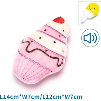 Hračka pro psa Plyšová hračka pro psa Nobleza - dortíček a nanuk Barva: Růžová