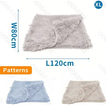 Pelíšek pro psa Nobleza Chlupatá deka pro zvířata XL 120x80 cm - 3 barvy Barva: Modrá