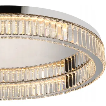 AZzardo 80 kulatý Stropní Svítidlo , stříbrné