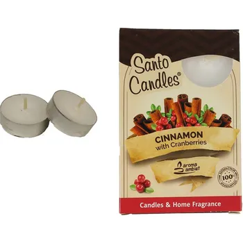 Svíčka čajová CINNAMON 6ks MSC-TL1009