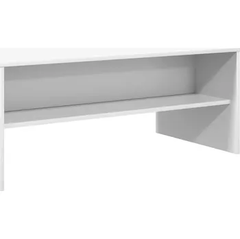 Konferenční stolek Konferenční stolek bílý 100 x 50 x 40 cm, dřevotříska