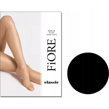 Dámské punčochy Fiore 20den hladké Punčocháče , černé, velikost 4