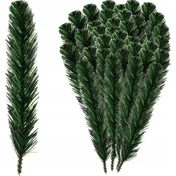 Vánoční dekorace Smrkové větve Větvička 40 ks. Vánoční Sváteční Dekorace vánoční stromeček 2 9 Cm