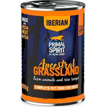 Krmivo pro psa Primal Spirid Dog Iberian - Ancestral Grassland 400g konzerva