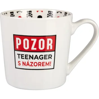 Albi Hrnek s potiskem 380 ml - Pozor teenager
