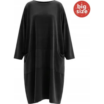 Dámské šaty Dámské Šaty Elegantní, velká velikost, italské, černé