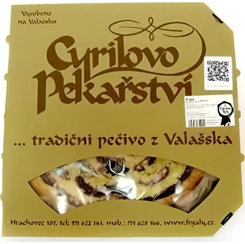 Trvanlivě pečivo Cyrilovo pekařství Valašský frgál se švestkami 650g