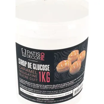 Jedlá dekorace na dort Patisdécor Patisdécor: Glukózový sirup 1 kg – Pro cukrařinu a zmrzlinu