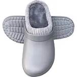 GiNo Pánské zateplené gumové nazouváky NBR11 Barva: Šedá, Velikost: 47