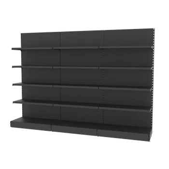 Dílenský regál Mago Prodejní regál V: 210cm/Š:303cm základní modul RAL 7015 - OUTLET