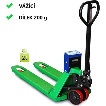 Paletový vozík Paletový vozík vážící TPWN - 2000 kg